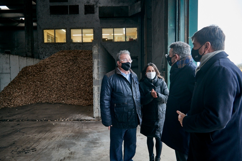 Miquel Noguer visita l'EDAR de Blanes, un exemple d'instal·lació de tractament global de l'aigua